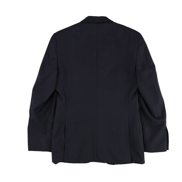 bar III Mens Tonal Check Two Button Blazer Jacket, navy, 36 Short